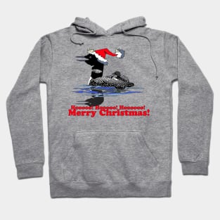 Merry Christmas Loon Hoodie